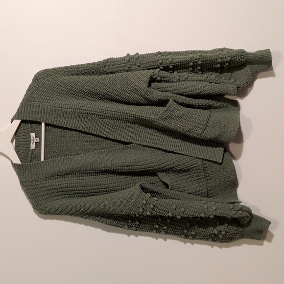 MADEWELL olive green bobble cardigan - size xxl - Picture 2 of 7